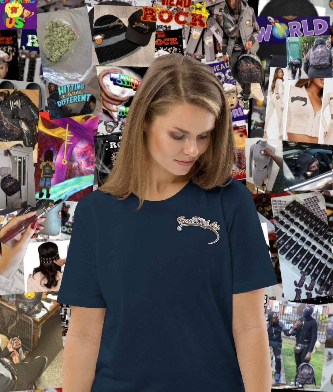 Unisex HeadRockLife Organic Subtle Tee