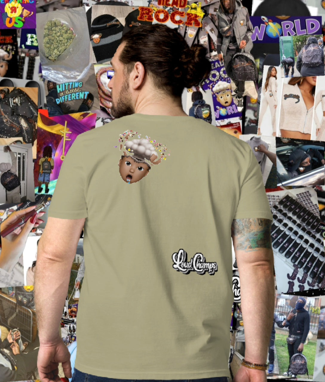 Unisex HeadRockLife Organic Cotton Tee