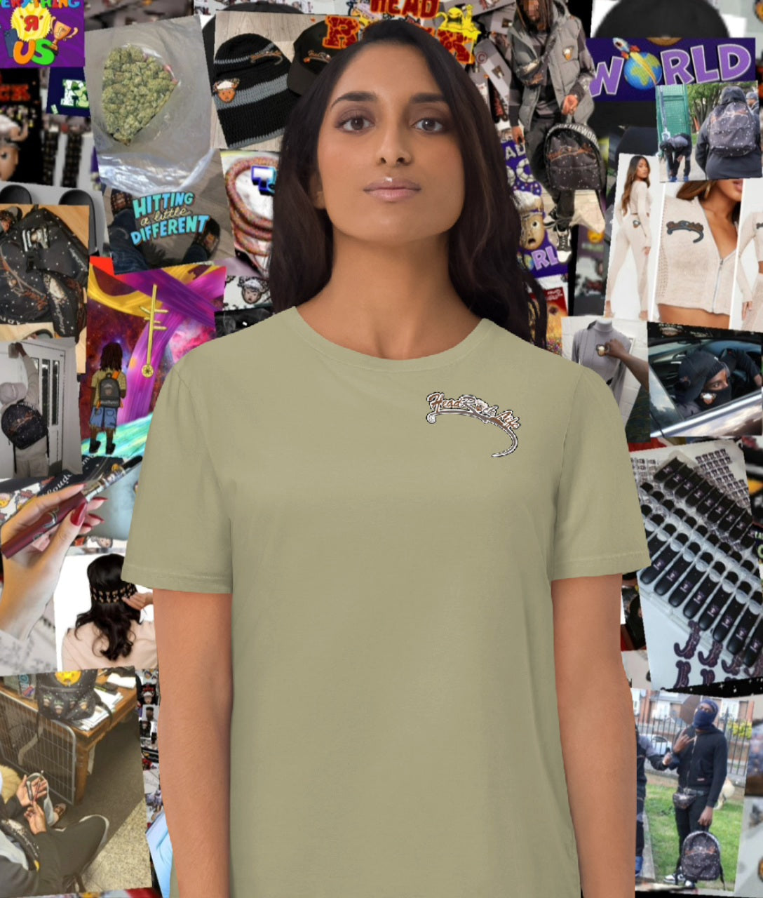 Unisex HeadRockLife Organic Cotton Tee