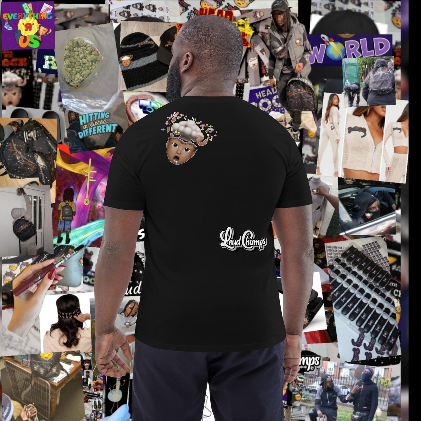 Unisex HeadRockLife Organic Cotton Tee