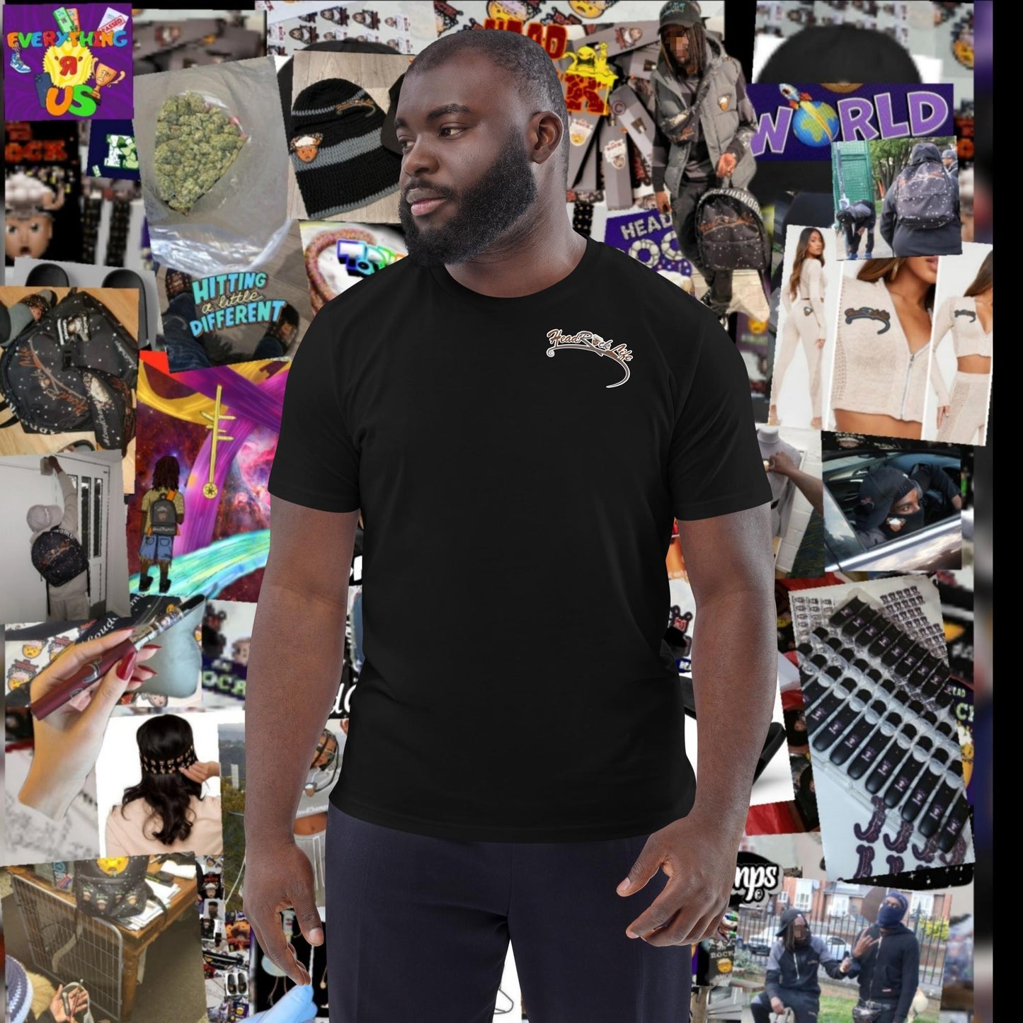 Unisex HeadRockLife Organic Cotton Tee